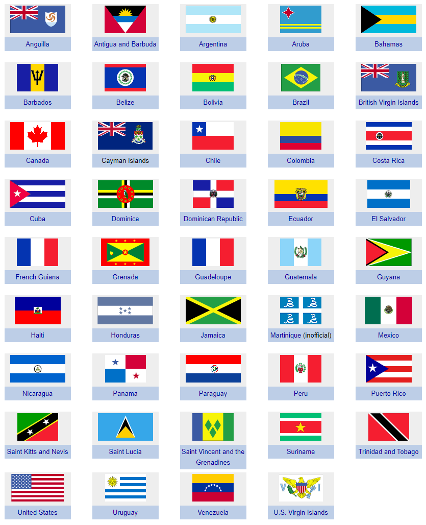 gallery/flags american continent